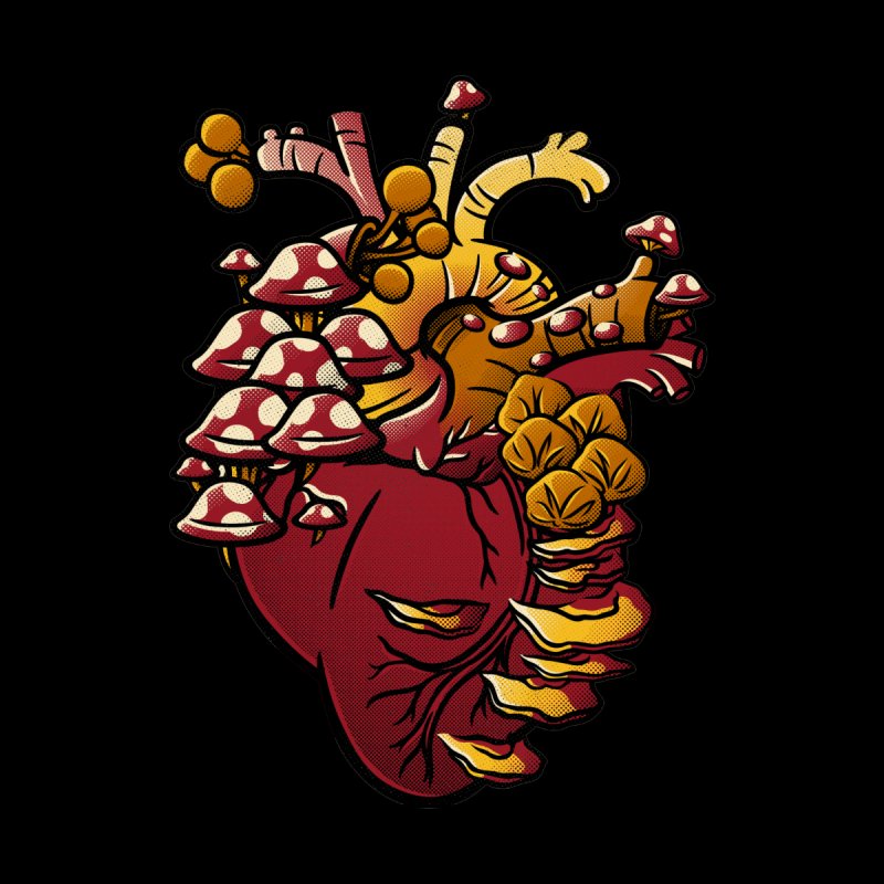 Cordyceps Fungi Heart