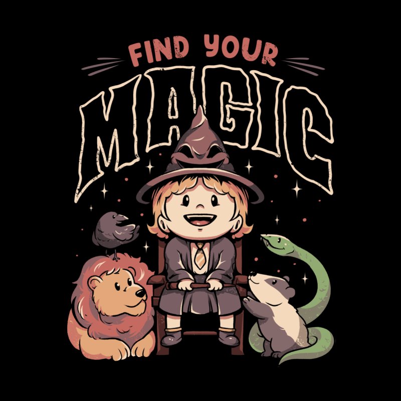 Find Your Magic - Cute Witch Geek