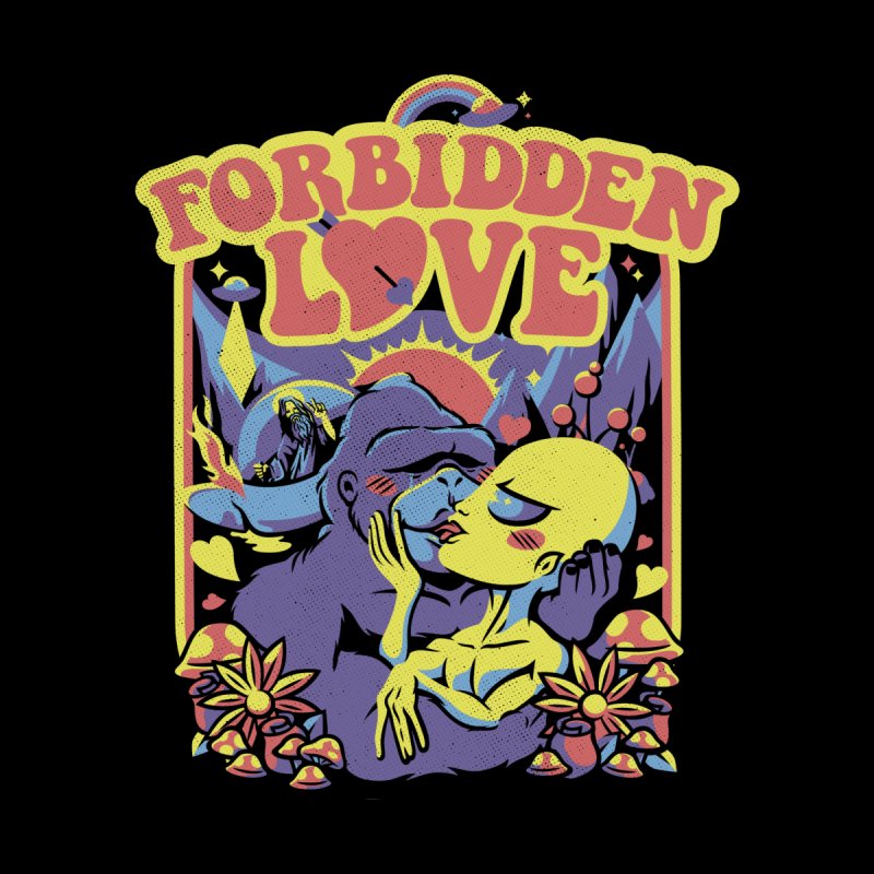 Forbidden Love Jesus Alien and Gorilla