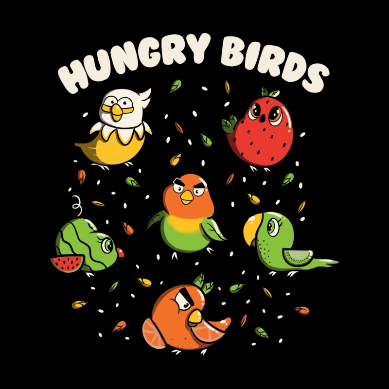 Hungry Birds Fruit Parrots