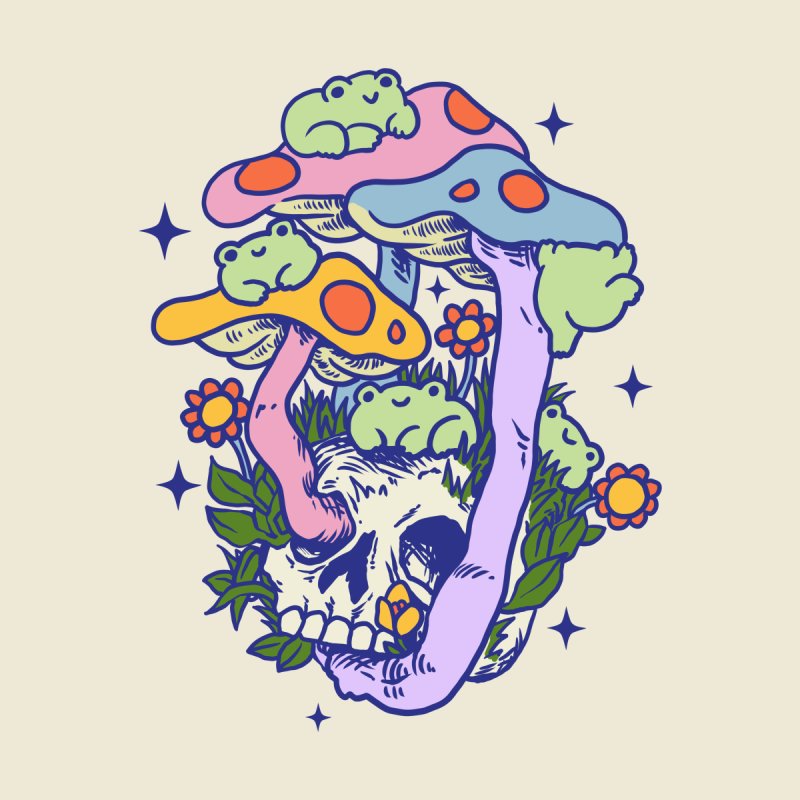 Mushroom Skull Frogs
