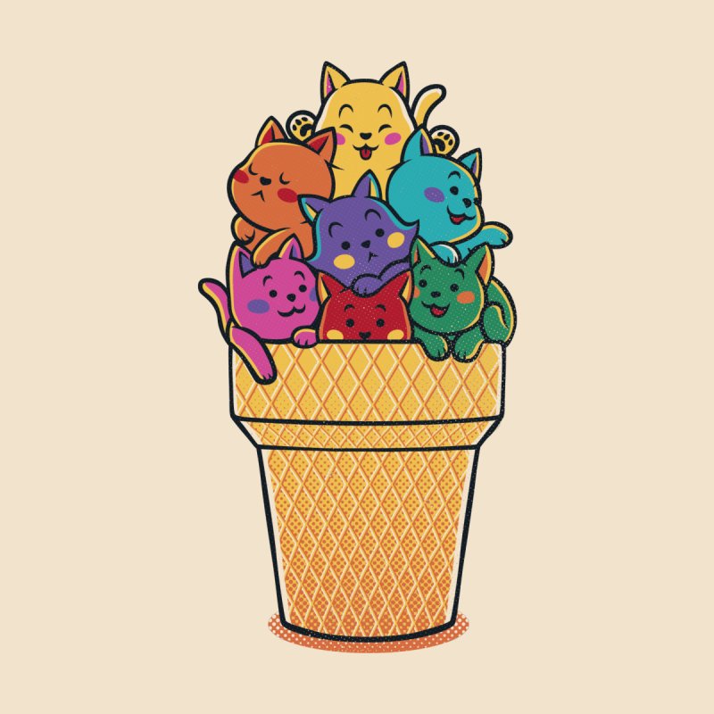 Rainbow Cats Icecream