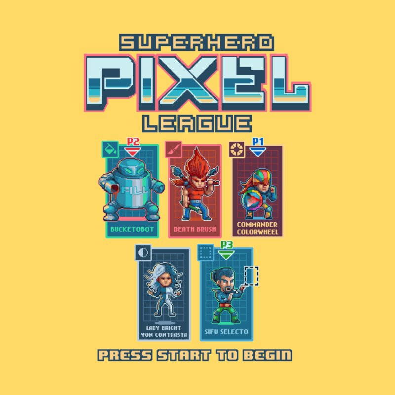 Superhero Pixel League