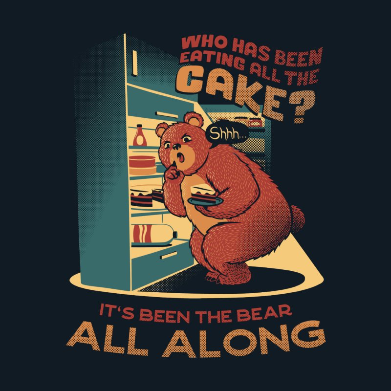 The Fridge Is A Lie Raid The Fridge Bear Eating Cake