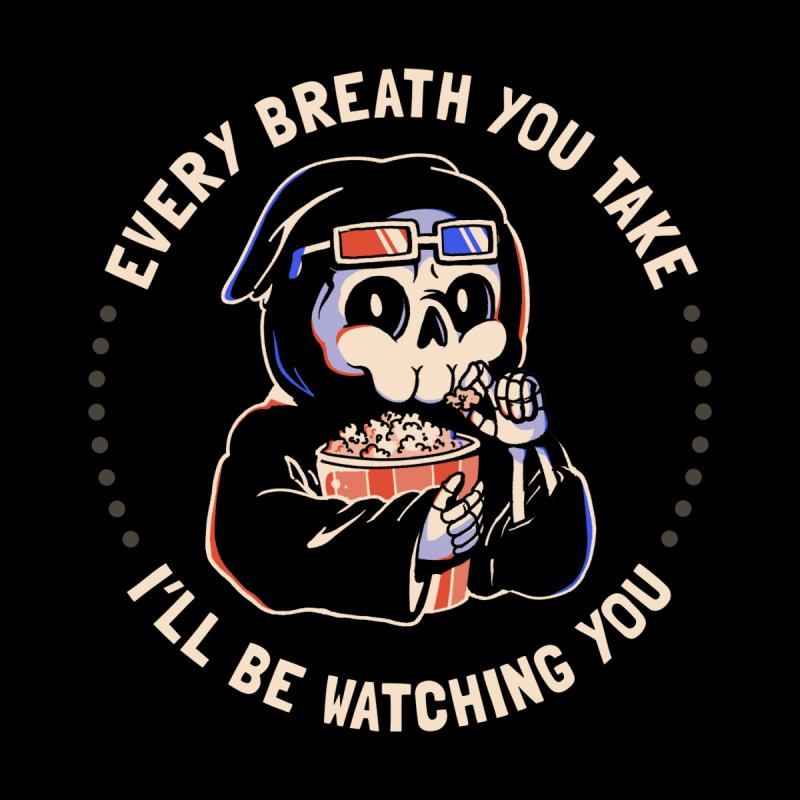 Watching You - Funny Creepy Skull