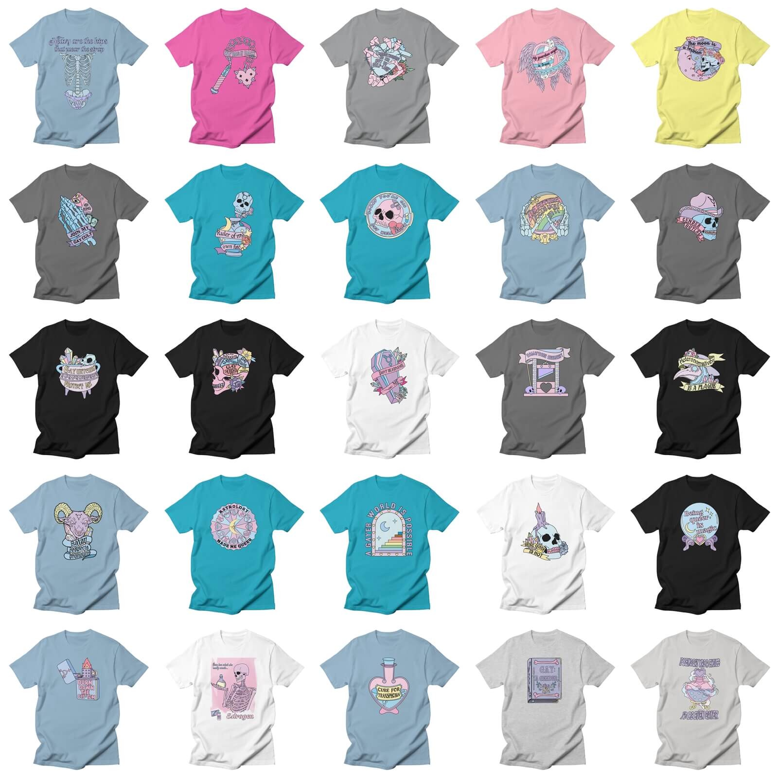 LGBTQIA+ T-Shirt Designs Bundle
