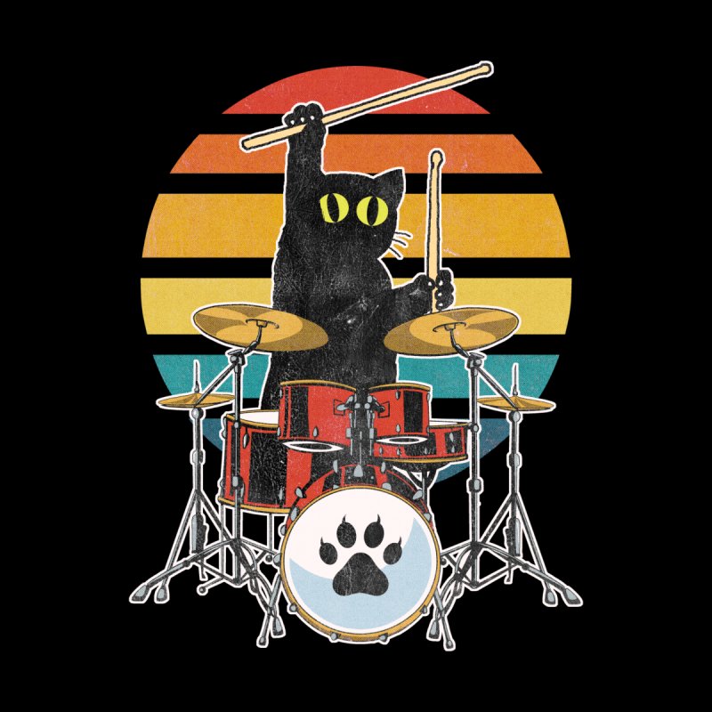 Drummer Cat