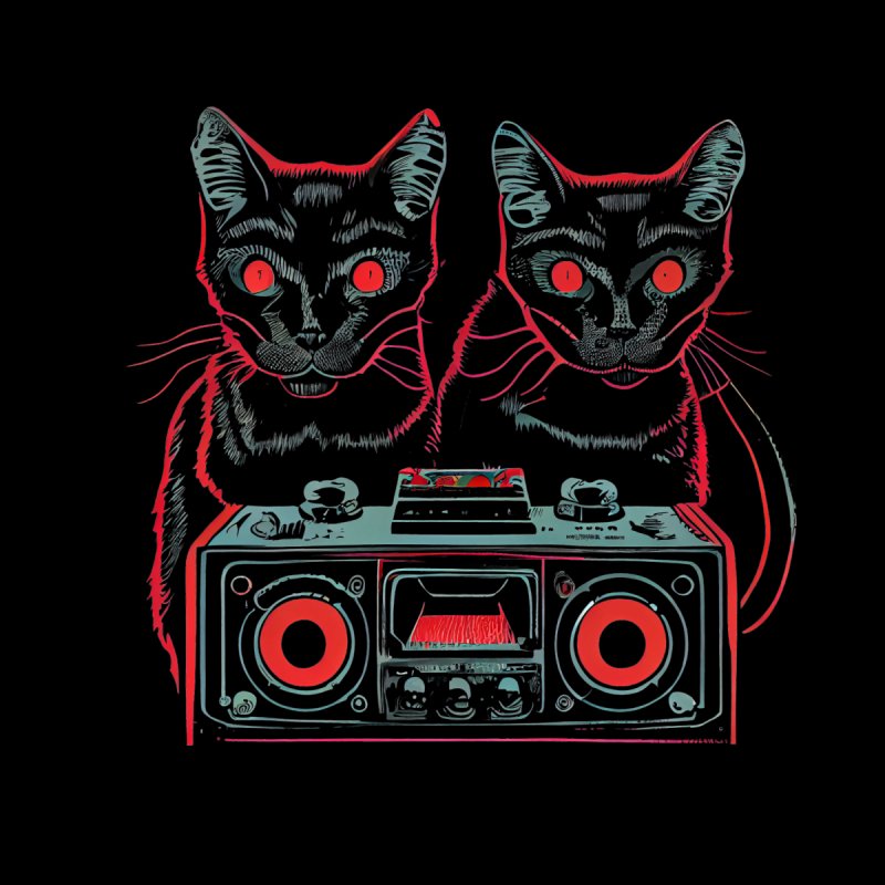 Heavy Metal Stereo Cats