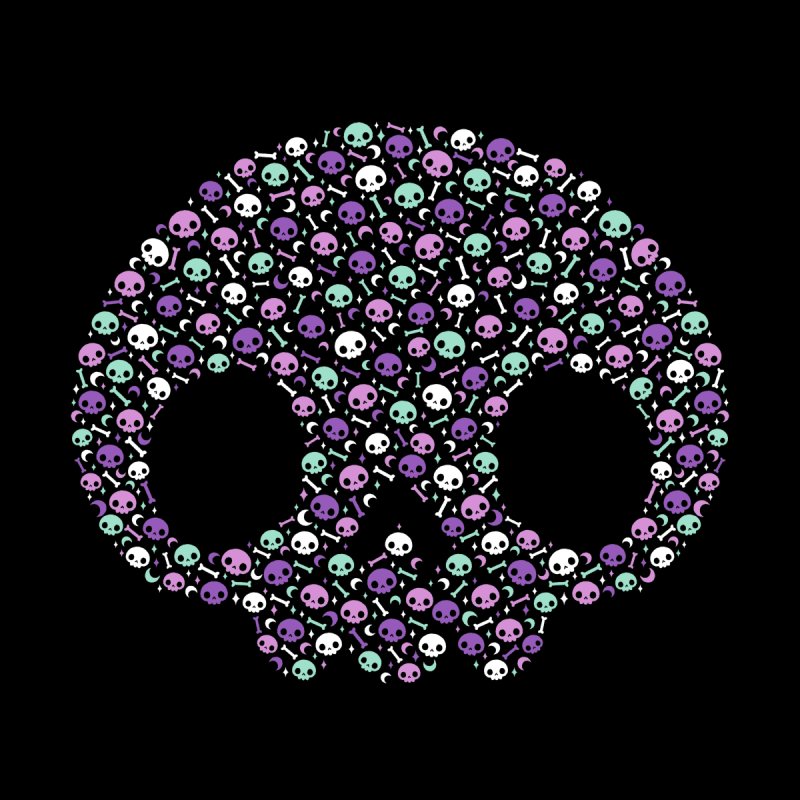 Pastel Goth Skulls